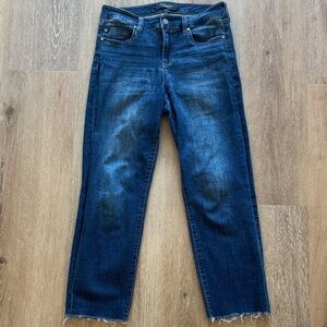 Liverpool high waist crop jean. 25” inseam. 7” leg opening at bottom. Size 8/29